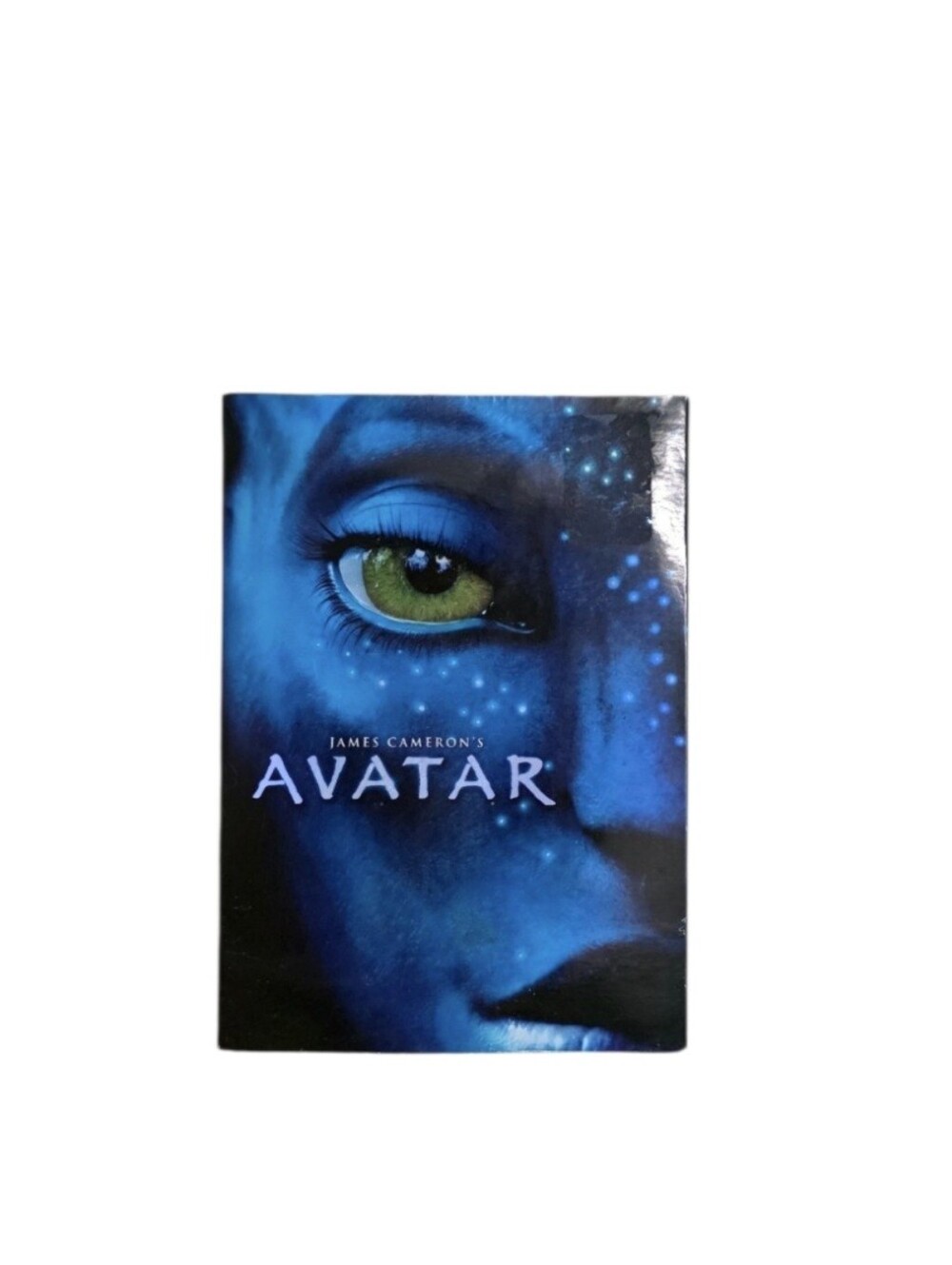 💠 James Cameron's Avatar DVD/Blu-ray Cover - Blue with Yellow-Green Eye